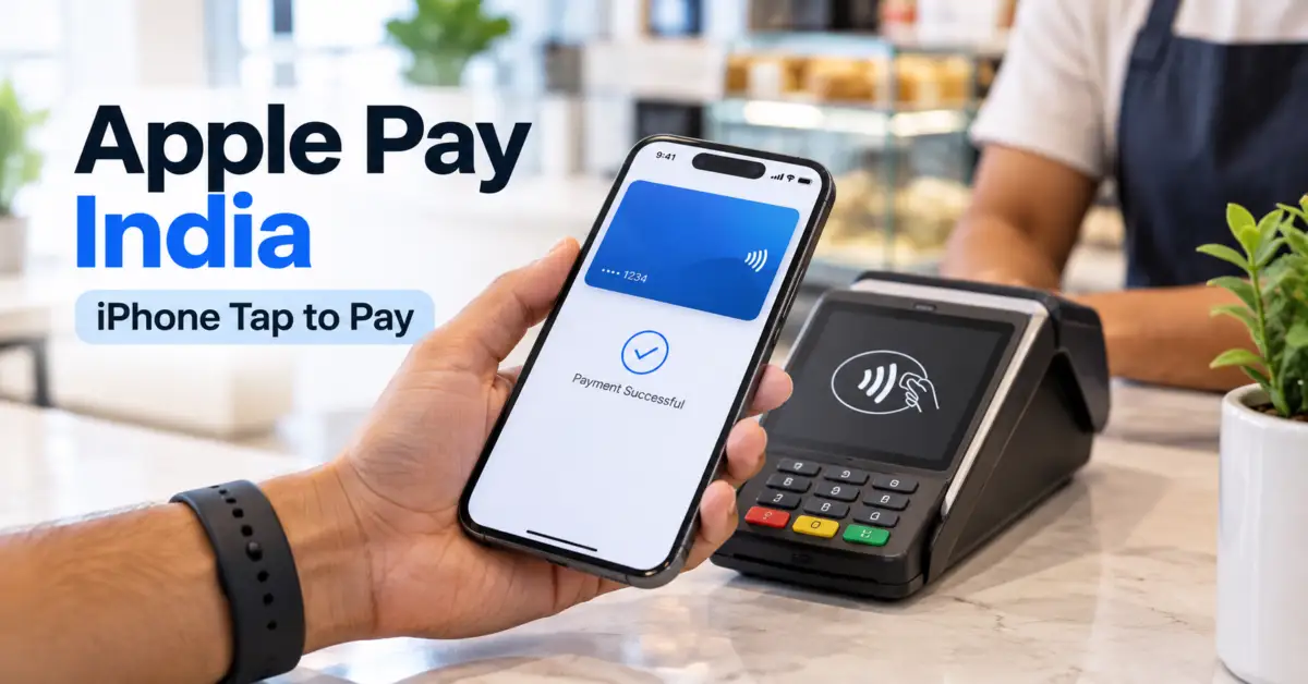 Apple Pay India contactless payment using an iPhone and eligible Axis Bank credit card